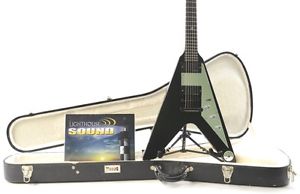 2001 Gibson Gothic Flying V Electric Guitar - Black Satin w/ Gibson Case