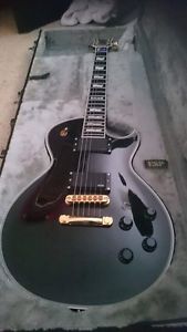 ESP Eclipse I CTM In Silver Gloss Black With EMGs, Mint condition, Japan Made