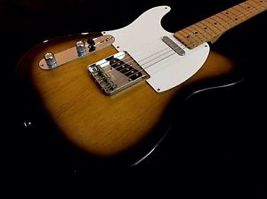 LEFTY! 1952RI Fender Closet Classic Sunburst Telecaster V Maple Neck RELIC HSC