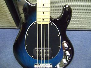 STERLING by Music man RAY 34 BLUE BURST BASS GUITAR