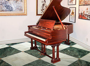 BALDWIN Model C Concert Grand Piano Restored Rare Mahogany- Art Case Bench