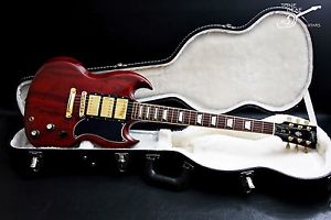 ✴VERY RARE✴GIBSON USA SG-3 Limited Edition ✴ Cherry Red + Rosewood ✴2007✴
