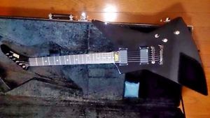 2009 ESP MX-2 Explorer Metallica James Hetfield Black Electric Guitar w/OHC