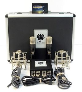 Charter Oak S600 Vacuum Tube Condenser Microphones w/ Case -  Matched Pair