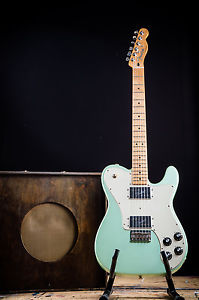 VERY RARE FENDER SPECIAL RUN FSR TELECASTER DELUXE IN SURF PEARL MIM