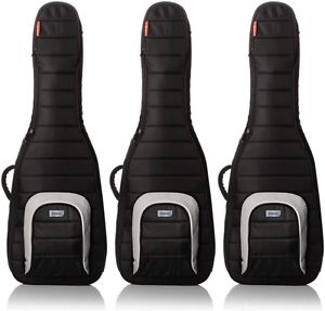 MONO M80 Bass Guitar Hybrid Gig Bag - Black (3-pack) Value Bundle