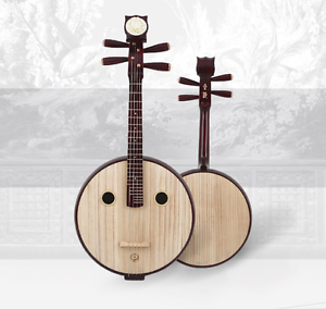 Chinese Traditional instruments hardwood Zhong Ruan, Chinese Mandolin Guitar#168