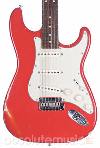 Suhr Clásica Antigüedad Guitarra Eléctrica,Fiesta Roja,Palo de rosa Segunda Mano