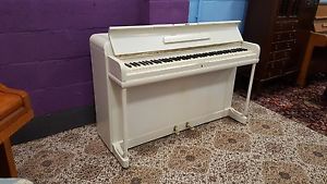 Small,White "Kemble Minx" overstrung piano Restored & guaranteed.