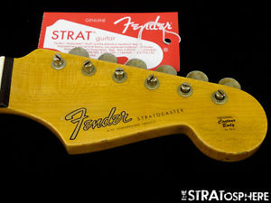 Fender Custom Shop Postmodern Relic Stratocaster NECK + TUNERS Strat Rosewood U