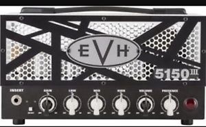 EVH 5150 15W III LBXII Lunch Box Head 15w Guitar Amp w/Foot Switch 2017 "MINT"