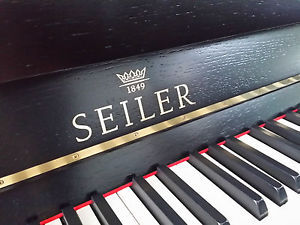 Seiler Klavier schwarz Silent-System gratis, Konsolen, Renner-Mechanik