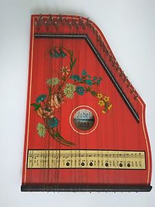 Jubel Tone VINTAGE Harp 60-70's GERMANY MUSIMA MARKNEUKIRCHEN ZITHER 33 STRINGS