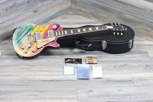 WOW! Gibson Les Paul Music Rising Katrina Limited Mardi Gras Collector MINT OHSC