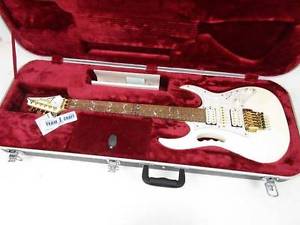 Ibanez JEM7V7 Steve Vai White Electric Guitar Used Rare Excellect++ Mint W/Case