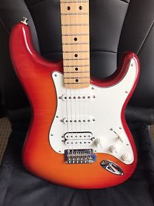 Fender Stratocaster Deluxe Plus Top - iOS Connectivity - Flame Cherry Burst
