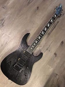 RARE CAPARISON DELLINGER II FX-WM GUITAR BLACK CHARCOAL MINT angelus tat horus