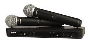 Shure BLX288/PG58 Dual-Channel Wireless System with 2 PG58 Handheld Transmitters