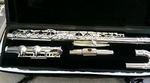 AF570C Andreas Eastman by Haynes Alto Flute with curved headjoint.