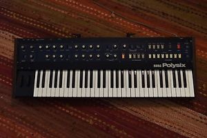 Korg Polysix Polyphonic Analog Synthesizer - Serviced w/ New CPU Board