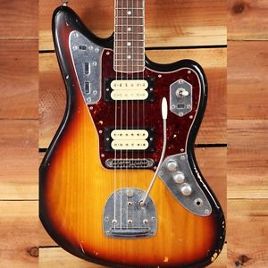 FENDER KURT COBAIN JAGUAR ROAD WORN + bag + all case candy Killer Nirvana Relic