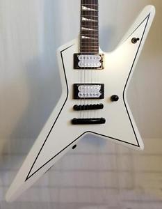 Jackson X-Series Signature Gus G Star Snow White with Black Pin Electric Guitar