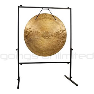 36" Wind Gong on Rambo Rimbaud Gong Stand with Mallet