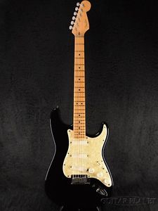 Fender USA Strat Plus Black Used Guitar Free Shipping from Japan #g2076