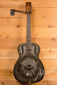 National B Series NRP 14 Fret Guitar Black Rust Deluxe