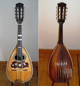 Wunderschöne Mandoline  MARCELLI-Rillenboden-komplett renoviert