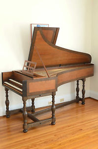 2 Manual Saxon Harpsichord by Willard Martin: Opus 291, 1989