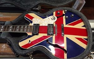 EPIPHONE SUPER NOVA UNION JACK HOLLOW ELECTRIC GUITAR RARE