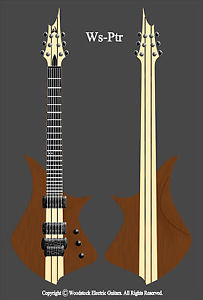 Woodstock - Ptr Standard - Hand Made to Order Electric Guitar BODY & NECK ONLY!!