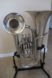 KING HN WHITE 1907 DOUBLE BELL EUPHONIUM