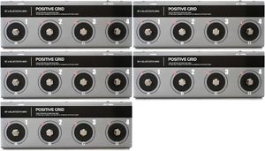 Positive Grid BT4 Bluetooth MIDI Pedalboard (5-pack) Value Bundle