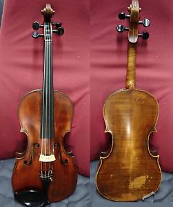 4/4 Conservatory Old Fine Violin - Exceptional Tone Ready to be played Larsen