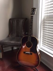 1960 Gibson J-45 with sunburst top.