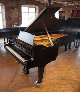 A 1952, Steinway Model D concert grand piano. Satin, black. 3 year warranty