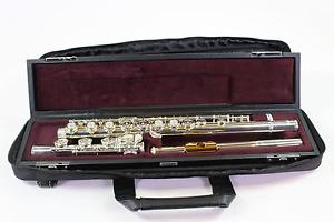 Yamaha YFL-482H Advanced Solid Silver Flute MINT GOLD LIP PLATE QuinnTheEskimo