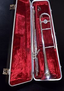 Top Trombone Schenkelaars with F-Attachment+Mouthpice &CASE~Made in Netherlands~