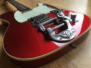 FENDER '62 RI TELECASTER CANDY APPLE RED w/ FACTORY BIGSBY FULLY BOUND JAPAN CIJ