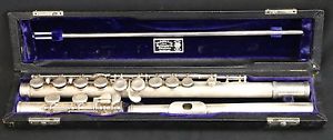 Wm. S. Haynes Flute 1955 solid sterling handmade S.T.H. Boston, USA