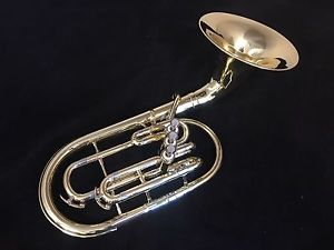 OLDS Fullerton CA Bright Brass Eb Alto horn w/Original Case. Used Mouthpiece
