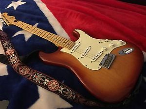 2007 FENDER AERICAN STANDARD STRATOCASTER SIENNA BURST USA MINT CONDITION