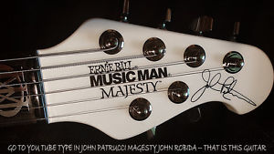 John Patrucci Magesty Glacier Frost Musicman Guitar