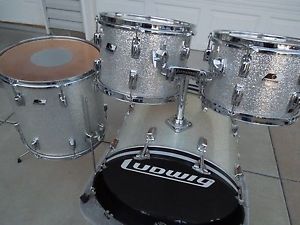 1984 LUDWIG MAPLE 4 PIECE DRUM KIT. STUDIO SET, NEVER GIGGED, BEAUTIFUL  COND.