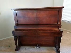 Antique Walworth Upright Piano by M Schulz 1912 Made in Chicago USA
