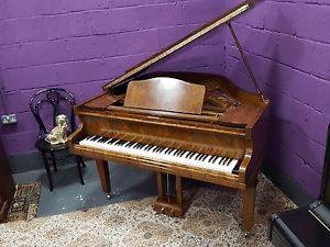 Walnut "Monington Weston" Baby Grand. Restored & guaranteed. We can deliver.