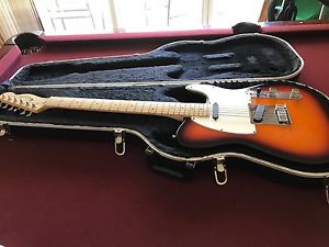 1993 Fender Telecaster Deluxe American Tele Electric Guitar USA Sunburst Flamed