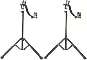K&M Performer Walk Up Guitar Stand - Electric (2-pack) Value Bundle